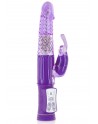 Vibromasseur rabbit violet 2 moteurs et billes rotatives USB - CC5702010201