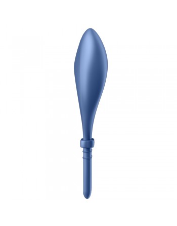 Cockring vibrant connecté USB bleu Bullseye Satisfyer - CC597798