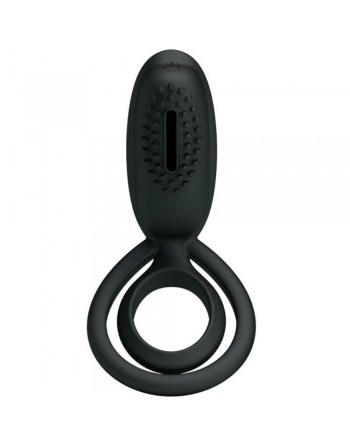 Cockring vibrant en silicone avec stimulateur clitoridien Esther - CC592166