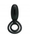 Cockring vibrant en silicone avec stimulateur clitoridien Esther - CC592166