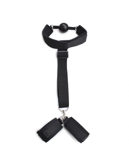 Sangle menottes et bâillon Dreamy Fetish - 252400109 Sangle menottes et bâillon Dreamy Fetish - 252400109