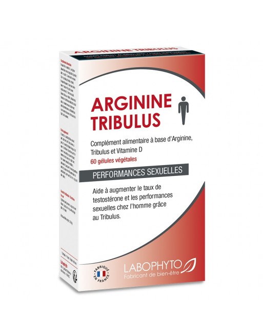 Arginine Tribulus performance sexuelle 60 gélules - LAB19 Arginine Tribulus performance sexuelle 60 gélules - LAB19