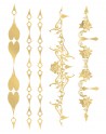Tatouage éphémère - Effet or  - TAGold 9