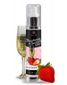 Huile de massage fraise vin pétillant 50 ml - SP6837