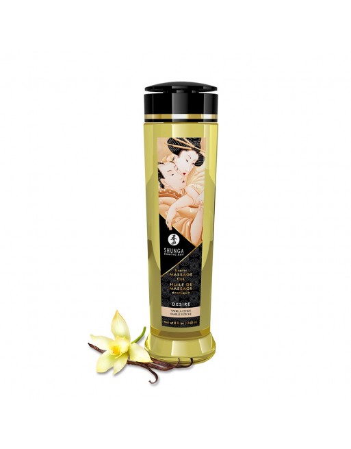 Huile de massage Desire vanille fétiche 240ml - CC1207