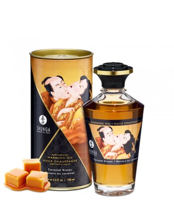 Huile chauffante caramel comestible 100ml - CC812011