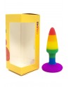 Plug anal multicouleur taille S