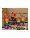 Plug anal multicouleur taille S