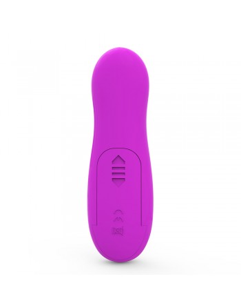 Vibromasseur succion violet 10 vitesses de voyage