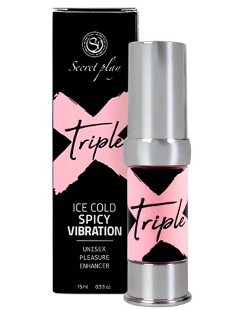 Gel intensifiant de plaisir froid vibrant 15ml