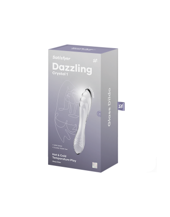 Gode en verre transparent haute qualité Dazzling Crystal 1 Satisfyer - CC597832
