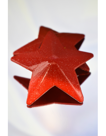 Nipple Métal rouge Cache tétons d'étoile - 202000107