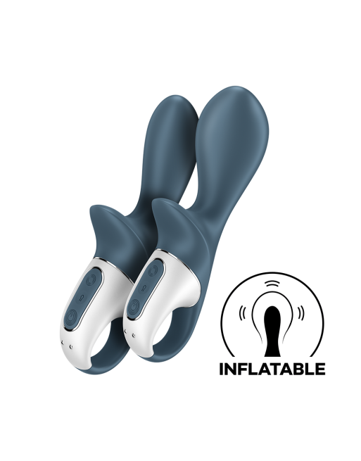Vibromasseur gonflable anal gris USB Air Pump Booty 2 Satisfyer - CC597846