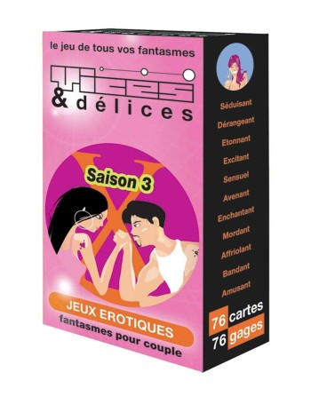 Jeu de cartes Vices et Delices - Saison 3