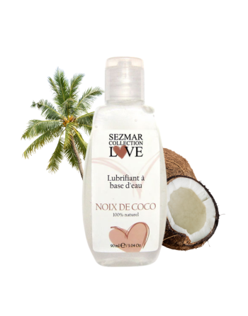 Lubrifiant à base d'eau 100% naturel Noix de Coco 90 ml