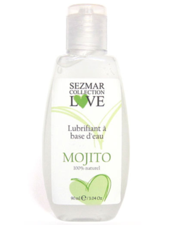 Lubrifiant à base d'eau 100% naturel Mojito 90 ml