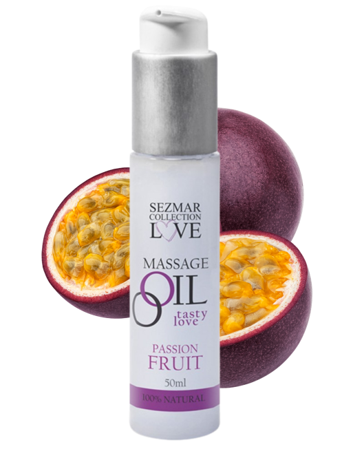 Huile de massage comestible Fruit de la passion 50ml Huile de massage comestible Fruit de la passion 50ml
