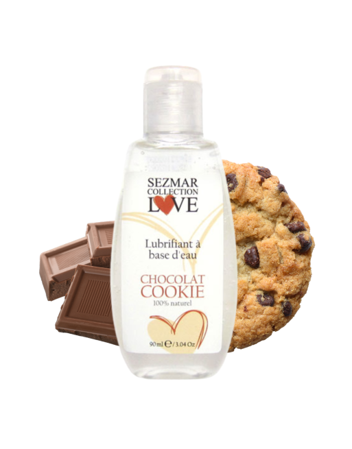 Lubrifiant à base d'eau 100% naturel Chocolat Cookie 90 ml