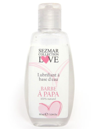 Lubrifiant à base d'eau 100% naturel Barbe à Papa 90 ml