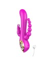 Vibromasseur Rabbit  rose  avec chapelet vibrant