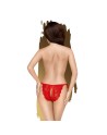 Culotte ouverte rouge Too hot to be real