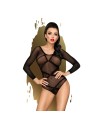 Body fantaisie noir manches longues High on love