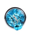 Plug bijou aluminium bleu avec clochettes Taille M
