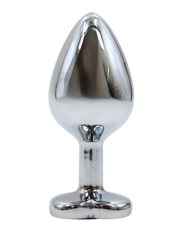 Plug bijou en aluminium bijou coeur violet Medium