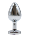Plug bijou en aluminium bijou coeur violet Medium