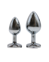 Plug bijou en aluminium bijou coeur violet Medium