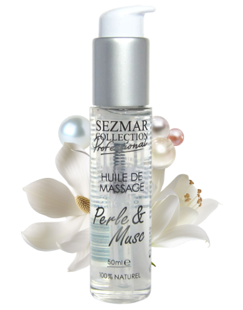 Huile de massage professionnelle Perle  Musc 100% naturelle 50 ml - SEZ101