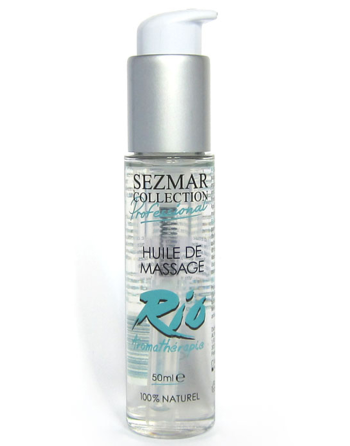 Huile de massage professionnelle RIO 100% naturelle 50 ml - SEZ098