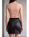 Jupe courte noir Stella - LSL3-SBLK