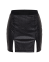 Jupe courte noir Stella - LSL3-SBLK