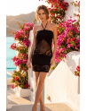 Robe bustier maille et dentelle