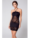 Robe bustier maille et dentelle