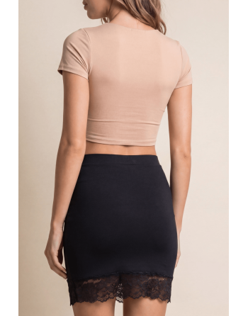 Jupe longue noire Maria