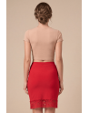 Jupe longue rouge Maria