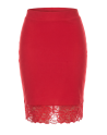 Jupe longue rouge Maria
