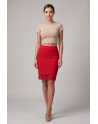 Jupe longue rouge Maria