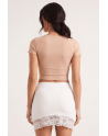 Jupe courte blanche Marina