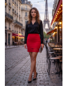 Jupe courte rouge Marina