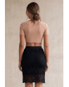 Jupe longue noire Catalina