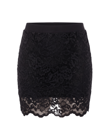 Jupe courte noire Camélia