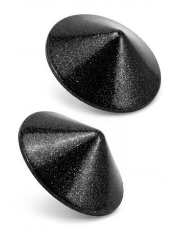 Nipple Métal noir Cache tétons cône - 202400104