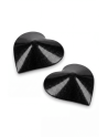 Nipple Métal noir Cache tétons cœur - 202400106