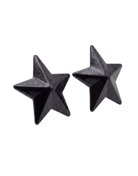 Nipple Métal noir Cache tétons d'étoile - 202400107