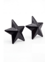 Nipple Métal noir Cache tétons d'étoile - 202400107