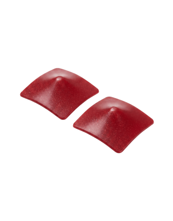 Nipple Métal rouge Cache tétons carré - 202000105