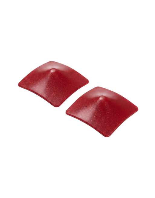Nipple Métal rouge Cache tétons carré - 202000105